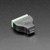 Adafruit USB Micro B Female Socket to 5-pin Terminal Block