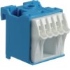 Blok samozacisków neutralny niebieski 1x16+5x4 mm2 szerokość 30mm QuickConnect KN06N HAGER
