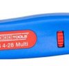 Ściągacz izolacji S4-28 Multi do wszystkich przewodów elastycznych i sztywnych o średnicach 0,5-6mm2 WEICON 72.0291