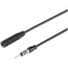 Renkforce RF-5087926 Car antenna cable extension Black 1 m 150 ohm DIN