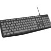 Klawiatura Nautilus US Slim 1.8m czarno-szara