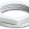 Counter nut, PG29, 46 mm, light gray, 1424554
