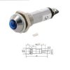 KONTROLKA LED 12VDC NIEBIESKA fi 8.2mm IP40 WYPUKŁA