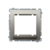 SIMON BASIC Adapter (przejściówka) na osprzęt standardu 45 × 45 mm satynowy BMA45M/29 KONTAKT SIMON