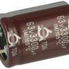 Kondensator; SNAP-IN; elektrolityczny; 3300uF; 63V; TDA; TDA63VS3300M 25.4x35; 20%; fi 25,4x35mm; 10mm; przewlekany (THT); luzem