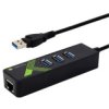 Adapter Karta Sieciowa Usb 3.0 Na Rj45, Hub 3Xusb 3.2 Idata Usb-Etgiga-3U2