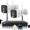 Zestaw Monitoringu Ip Wi-Fi 2X Kamera 3Mpx Ipc-Hfw1339dtk1-Saw-Il-0280B +...