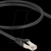 80627 RJ45 Network Cable Cat.8.1 S/FTP plug 45° right angled to plug s
