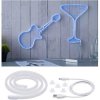 Paulmann 70564 LED Strip 1m Bendable Blue Neon USB Powered Easy Mount