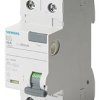 RCCB, Typ A, 2-biegunowy, 25A, 300mA, Siemens, 5SV3 Sentron