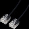 21154465 Patchkabel, Cat.6a, UTP, slim, black, 5 m