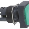 ZB6DA3 Przełącznik przyciskany 16mm Poz.stab 1 zielony Poz 2
