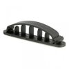 UKSot-6 Uchwyt kablowy samoprzylepny otwierany 6xfi10mm kolor czarny organizer kablowy 37.6 /20 szt./
