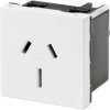Built-in socket outlet, white, 15 A/240 V, Australia, IP20, 1450830000