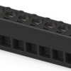 PCB terminal, 8 pole, pitch 5 mm, AWG 30-12, 12 A, cage clamp, black, 1546018-8