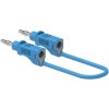 Electro PJP 2111-CD1-50BL Test lead 4 mm jack Blue 50 cm