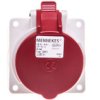 Gniazdo Tablicowe Skośne 5P 16A 400V Czerwone Ip44 3093 Men3093