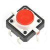 Tact Switch 12x12, 7mm THT 6pin - czerwone podświetlenie - 5szt.