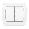 Łącznik podwójny biały AW5/11 Akord Kontakt-Simon