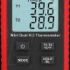 UT320D Digital thermometer, -40 to +260°C, 2 channel