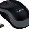 Mysz optyczna Logitech M185, bezprzewodowa, radiowa 2,4 GHz, czarna