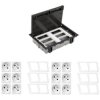 KONTAKT SIMON FLOOR BOX puszka podłogowa 12x gniazdo pojedyncze z/u do podłóg technicznych ( podniesionych )