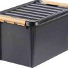 Orthex 3196090 Skrzynka do przechowywania (D x S x W) 59 x 39 x 34 cm czarny 1 szt.