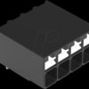 2086-1224 THR PCB terminal block, push-button, 1.5 mm², 4-pin