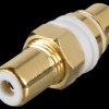 RCA adaptor, white