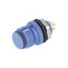 Binder 99 9212 060 04 Female Panel Mnt 4 Pin Blue Code with Solder Termination