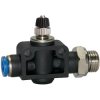 Choke check valve, -0.95-10 bar, 109947