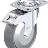Blickle 946630 LE-PO 125G-FI-ELS-FA Rolka obrotowa z blachy stalowej Średnica koła: 125 mm Maksymalne obciążenie: 150 kg