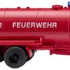 Wiking 038237 H0 Model przyczepy Straż pożarna, cysterna z wodą