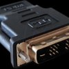 IADAP-HDMI-651 HDMI adapter, HDMI socket to DVI-D plug