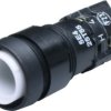 Pushbutton, 2 pole, white, illuminated , 4 A/230 V, mounting Ø 16.2 mm, IP40, 1.15.108.451/0000