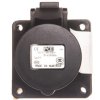 Gniazdo tablicowe 16A 4P 400V /70x70/ czarne IP44 314-6x