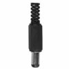 Wtyk dc 2.5/5.5mm lutowany zasilający krótki 2.5x5.5