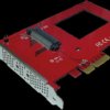 ROLINE 2.5​​ NVMe U.2 SSD PCIe 3.0 x4 Carrier Adapter