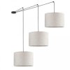 Lampa wisząca lniana z trzema abażurami LINEN E27 10185 TK Lighting
