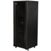 Szafa Stojąca Rack 19 42U 600X1000mm Drzwi Szklane Czarna Neku Flr + Wyposażenie