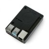 Obudowa do Raspberry Pi 4B z wentylatorem - aluminiowa - czarna - LT-4BA05