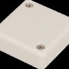 1551QGY Universal housing, series 1551, 40 x 40 x 20 mm, grey