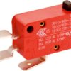 Miniature snap-action switche, On-On, plug-in connection, pin plunger, 0.5-1.1 N, 10 (4) A/250 VAC, 1004.1001