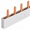 Szyna łączeniowa sztyftowa QuickBar typ E 2-biegunowa 10mm2 63A na 4 moduły 75,5 mm MOREK