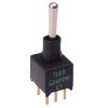 TL49P005200 APEM On-Off-On Subminiature Washable PCB Toggle Switch DPDT