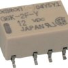 Relay, 2 Form C (NO/NC), 12 V (DC), 1.315 kΩ, 1 A, 60 V (DC), 125 V (AC), monostable, G6K-2F-Y 12VDC