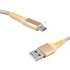 Kabel USB-A » micro USB 2,0m Złoty ChRL 0577