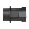 Łącznik do kanałów kablowych PMA gwint M25 17mm Złącze proste Poliamid 6 Czarny