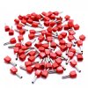 Tulejka Kablowa Izolowana Podwójna 2x1 mm Tulejki Podwójne 1mm 100Szt