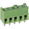 TruConnect 211793 3.5mm 5 Way Low Profile Rising Clamp Terminal Block